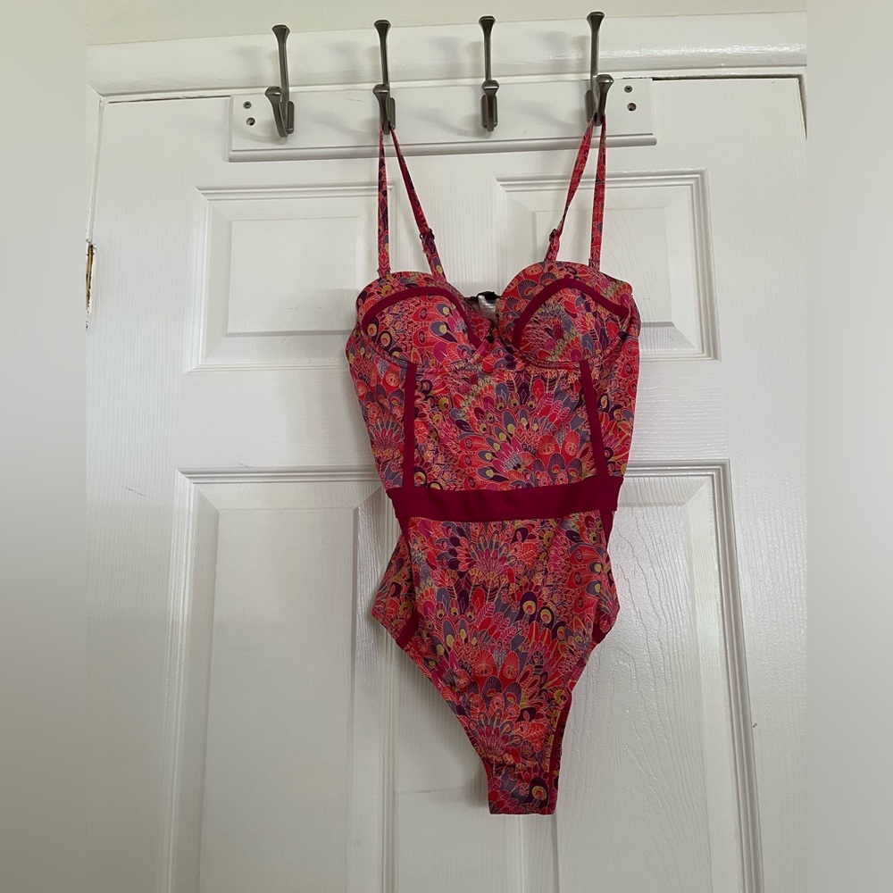 Multicolored ModCloth One Piece Bathing Suit